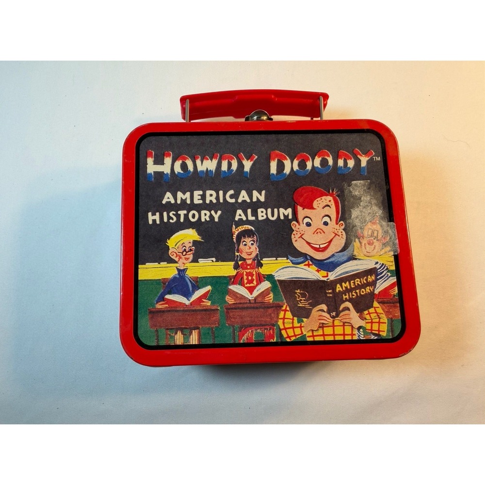 Vintage 1998 Howdy Doody Tin Lunchbox Series #1 American History TV Collectible